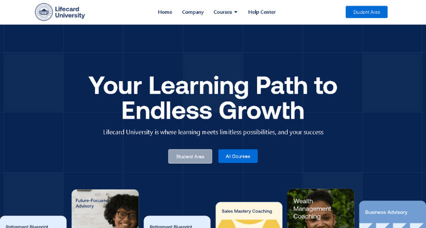 LifeCard University screenshot 1